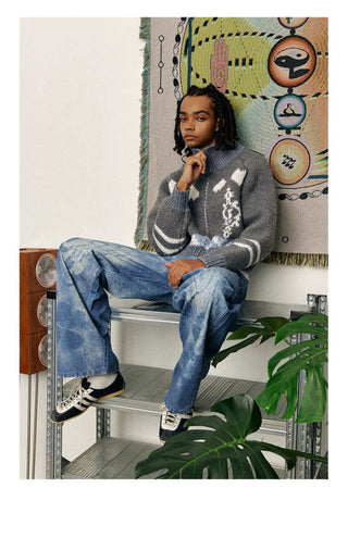 [CONP] Lucky Clover Wide Leg Jeans