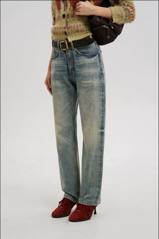 [MASONPRINCE] Distressed Denim Pants
