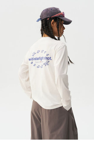 [Monterest] Quick-Dry Star Print Long Sleeve Tee