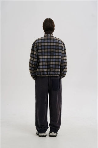 [MASONPRINCE] Plaid Brushed Cotton Jacket