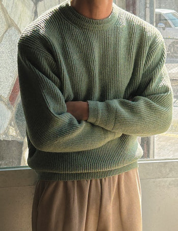 Country Heavy Round Knit (7 colors)