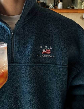USA FL Half-Zip Heavy Fleece (4 colors)