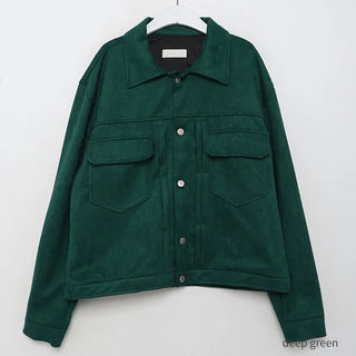 Pocket suede jacket
