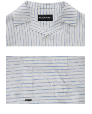 [MASONPRINCE] Relaxed Crinkle Resort Shirt