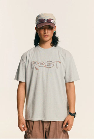 [Monterest] 5A Antibacterial Heathered Relaxed Tee