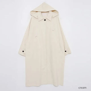 2-way hooded trench coat