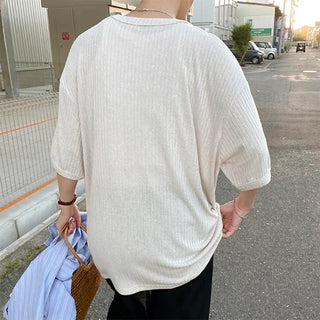 u-neck half knit