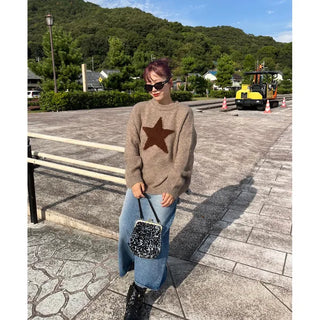 Star pattern sweater