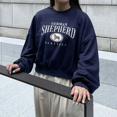 Dog Crop Sweatshirt