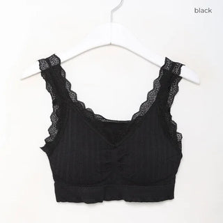 Lace-layered bralette