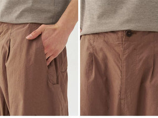[Monterest] Enzyme Washed Wide Leg Work Pants