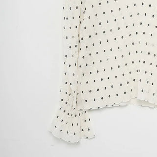 Polka dot blouse
