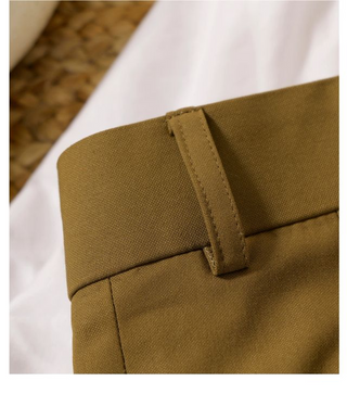 [CULTUM] Washable Relaxed Bamboo Trousers
