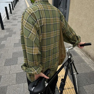 Boxy check shirt