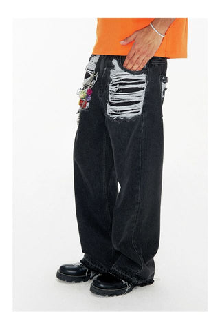 CONP Love Pendant Distressed Denim (Carbon Gray)