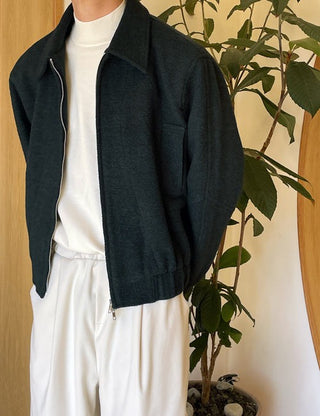 Minimal Wool Short Jacket (3 colors)