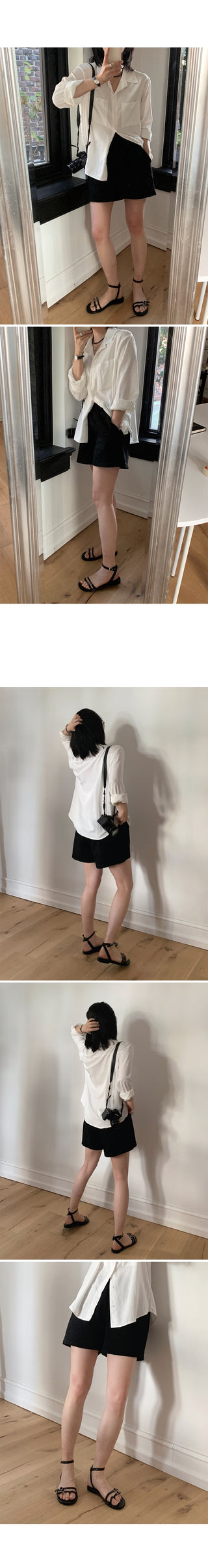 Pigmented elastic waist pants - 5 colors