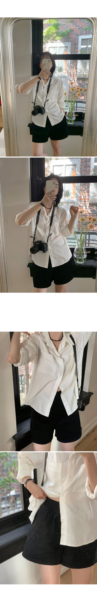 Pigmented elastic waist pants - 5 colors