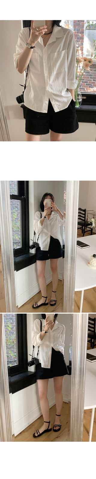 Pigmented elastic waist pants - 5 colors