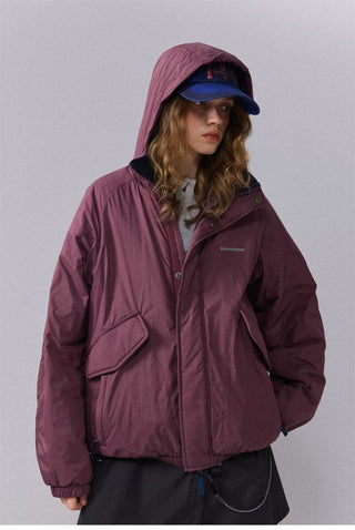 [Monterest] Water-Resistant Stand Collar Padded Jacket