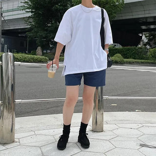 silk simple tee
