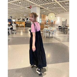 ribbon sleeveless cancan ops
