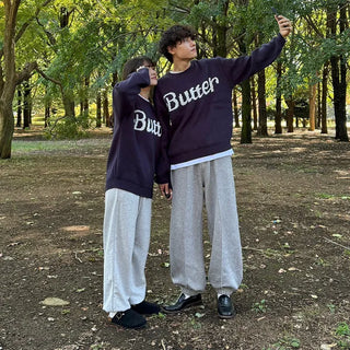 Unisex Butter Lettering Knit