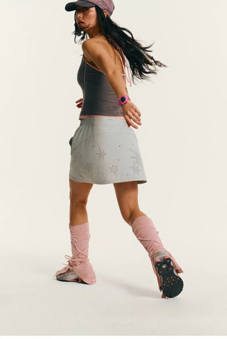 [Monterest] Quick-Dry Outdoor Skort with Totem Print