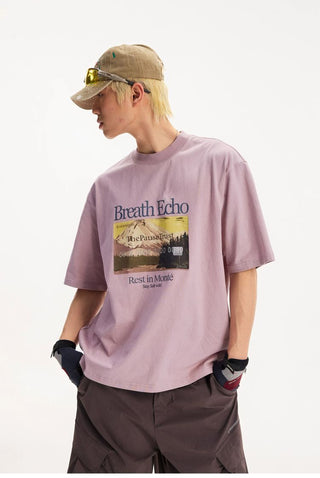 [Monterest] Quick-Dry Graphic Print T-Shirt