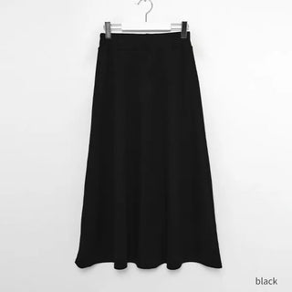 Flared long skirt