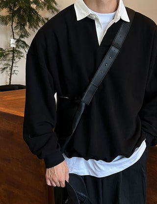 On the Collar Sweatshirt (2 colors)