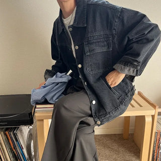 Oversized denim jacket