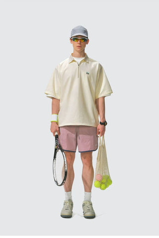 [Monterest] Quick-Dry Half-Zip Polo Shirt