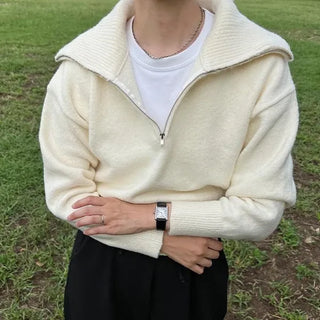 Soft Half-Zip Sweater