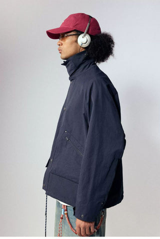 [Monterest] Corduroy Collar Multi-Pocket Field Jacket