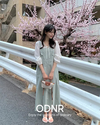 Overalls dress in 5 colors!