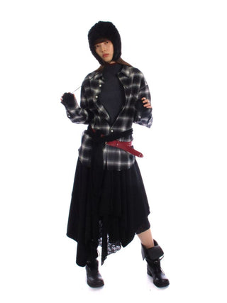 [NeverSeez] Woven Check Casual Shirt