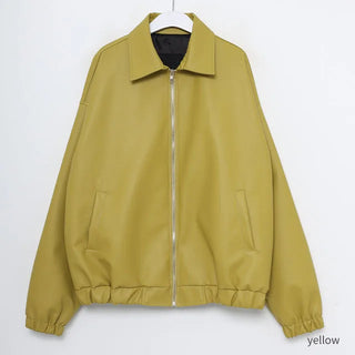 mirage balloon leather jacket