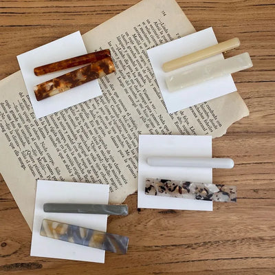 pebble set hair pin (4c)