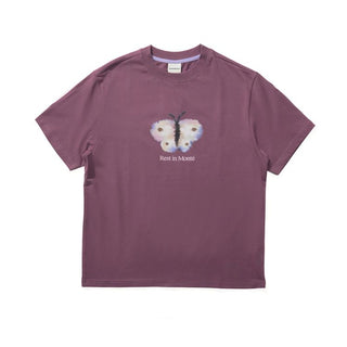 [Monterest] Ink Print Crewneck Cotton T-Shirt