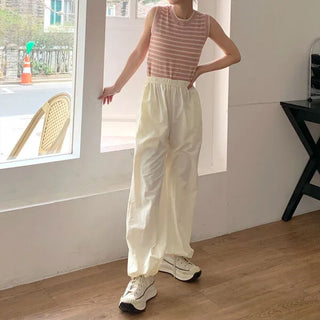 Striped Sleeveless Knit