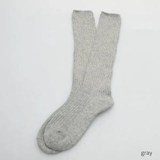 Ribbed long socks