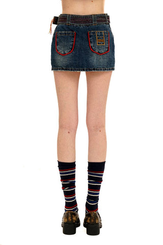 [Moromoro2] Washed Denim Fringe  Collection