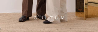 [CULTUM] Wide Leg Pleated Trousers