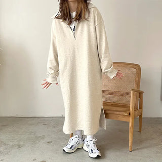 Half-zip dress