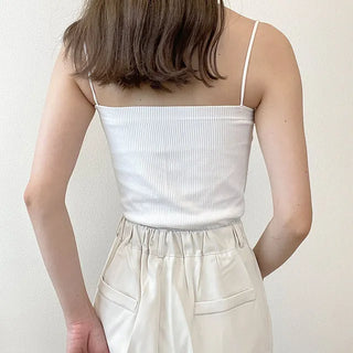 basic ribbed cap sleeveless
