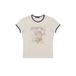 [MASONPRINCE] Rockin' Graffiti Print Tee