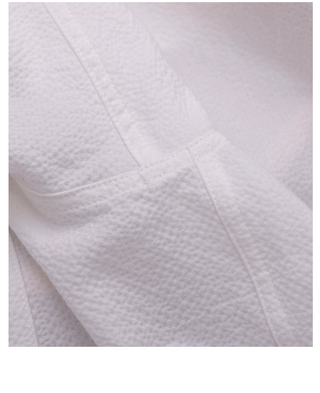 [CULTUM] Seersucker Cuban Collar Shirt