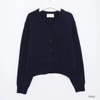 Simple V-neck cardigan