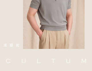 [CULTUM] Knit Polo Shirt